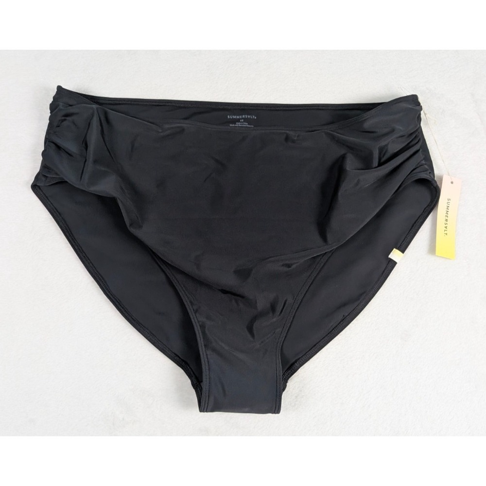 Summersalt Ruched High Leg High Rise Bottom Swimsuit Womens sz 18 Sea Urchin NWT